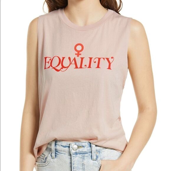 Treasure and Bond Pink Tank Equality - Picture 1 of 7